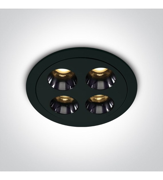 10110H/B/W czarny wpust 10W 3000K dark light; w ko