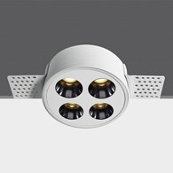 10110HTR/W/W biały wpust 10W 3000K dark light pusz