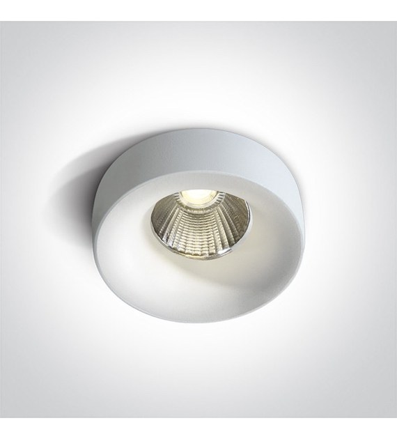 10112R/W/W Biały wpust COB LED 12W 3000K IP65