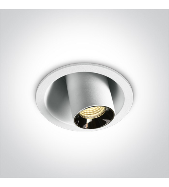 11106T/W/W biały regulowany wpust COB LED 6W 3000K