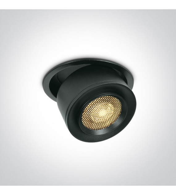 11115G/B/W czarny downlight COB 15W 3000K z możliw