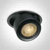 11128G/B/W czarny downlight COB 28W 3000K z możliw