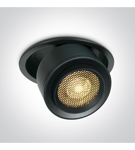 11128G/B/W czarny downlight COB 28W 3000K z możliw