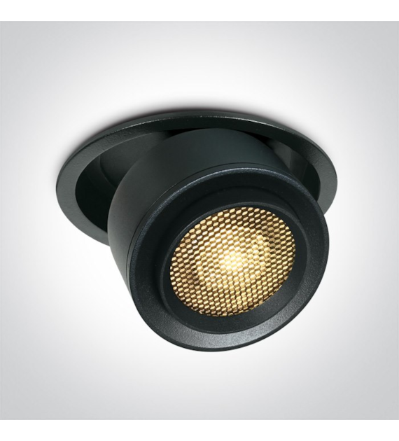 11128G/B/W czarny downlight COB 28W 3000K z możliw