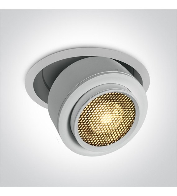 11128G/W/W Wpust biały 25W 3000K 15-45st 230V