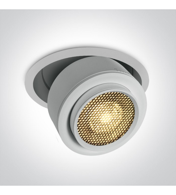 11128G/W/W Wpust biały 25W 3000K 15-45st 230V