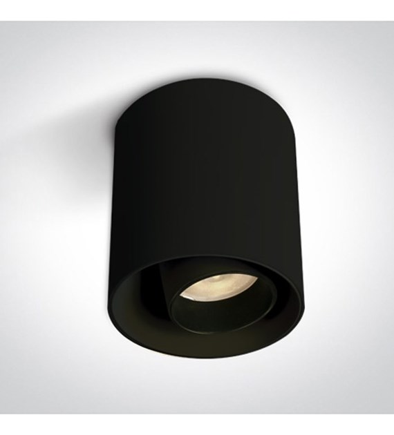 12112T/B/W Czarna regulowana Tuba  LED 12W 3000K