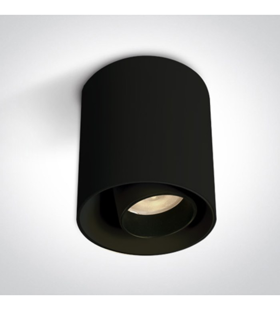 12112T/B/W Czarna regulowana Tuba  LED 12W 3000K