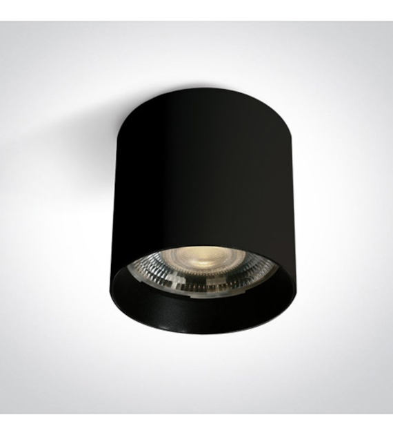 12115F/B/W czarny downlight LED 15W COB 3000K; w k