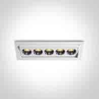 51012H/W/W Biała wpuszczana oprawa punktowa 12W WW