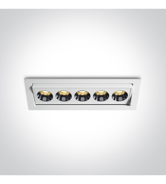 51012H/W/W Biała wpuszczana oprawa punktowa 12W WW