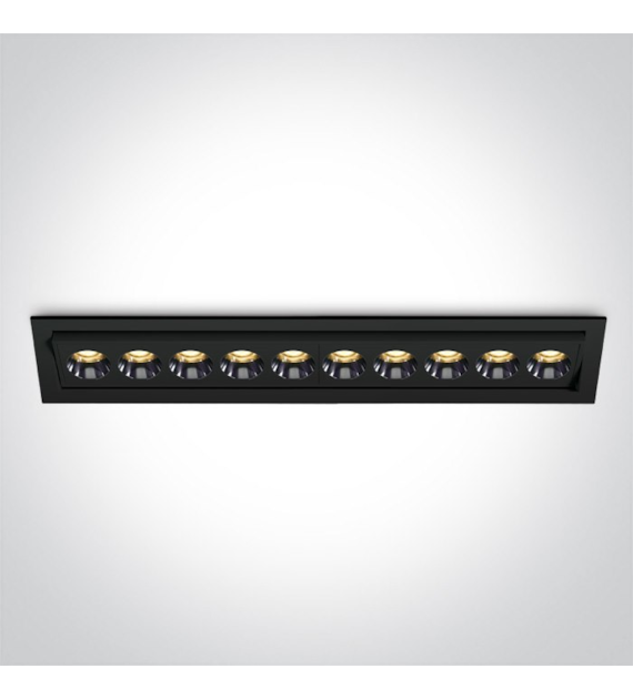 51024H/B/W czarna wpuszczana oprawa punktowa 24W 3