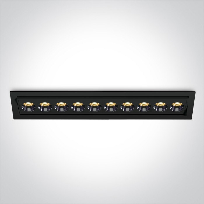 51024H/B/W czarna wpuszczana oprawa punktowa 24W 3