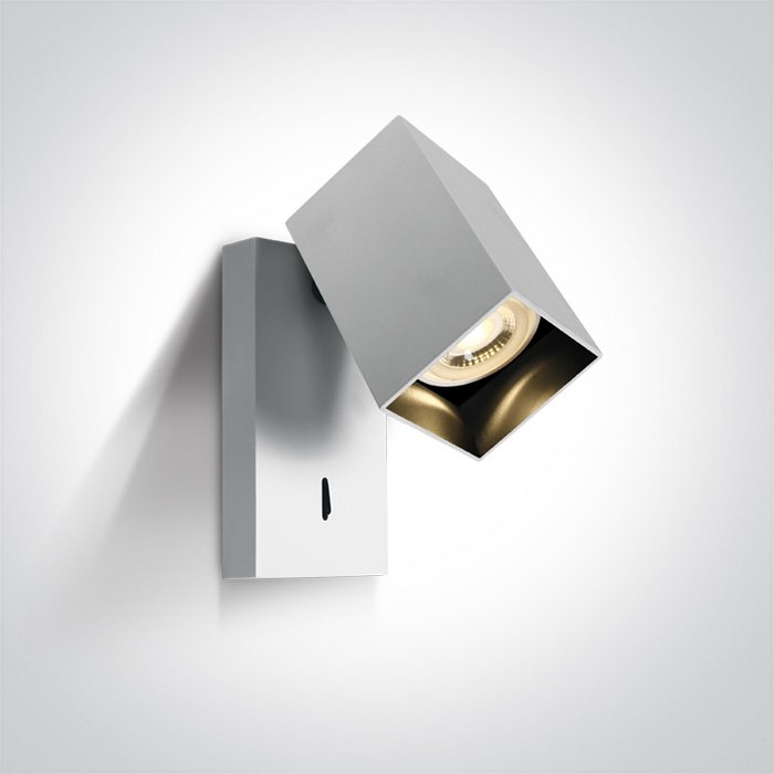 Regulowana lampa sufitowa 10W MR16 GU10, biała 651