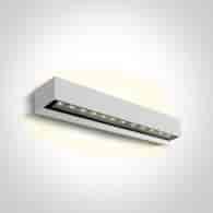 67526B2/W/W biały kinkiet LED 2x10W 3000K IP65 230