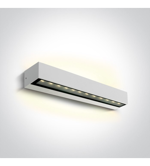 67526B2/W/W biały kinkiet LED 2x10W 3000K IP65 230