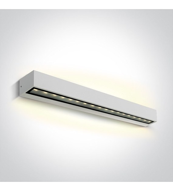 67526B3/W/W biały kinkiet LED 2x13W 3000K IP65 230