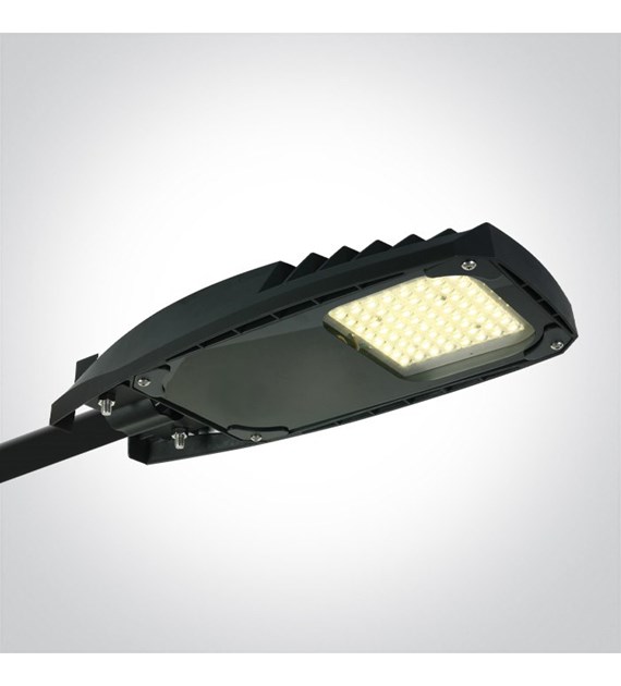 70114/B/W czarny słupek zewnętrzny 50W 3000K 140x8