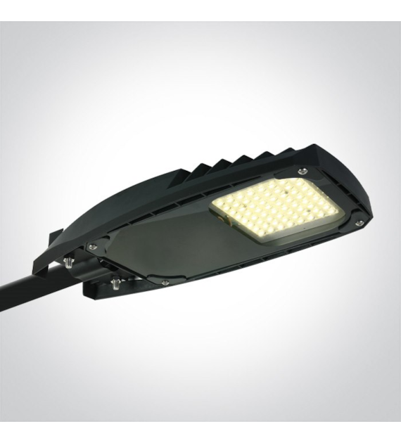 70114/B/W czarny słupek zewnętrzny 50W 3000K 140x8