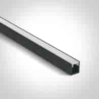 7901/B czarny profil aluminiowy Slim Surface 2m z