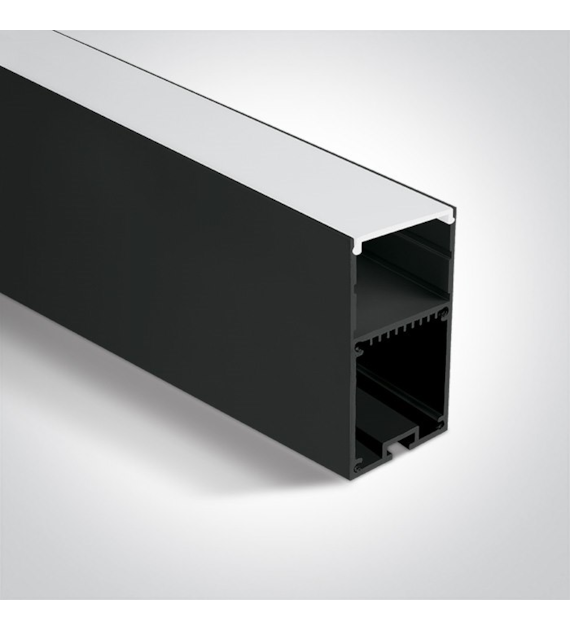 7910/B czarny profil aluminiowy natynkowy 2m z mle