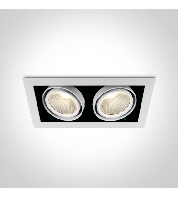 51230/W/C Wpust COB LED 2x30W  230V