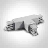 41016A/W/L Łącznik T biały do szynoprzewodu Lewy