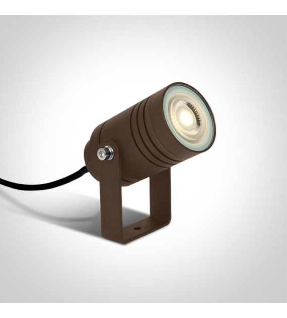 67198G/BR Lampa ogrodowa brązowa 10W GU10 IP65