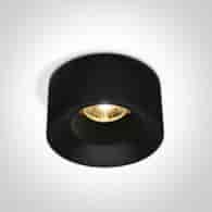 10107A/B/W Oprawa podtynkowa Loara czarna 7W 3000K