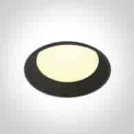 10120FD/B/V Czrany wpust 20W CCTV IP65 One Light