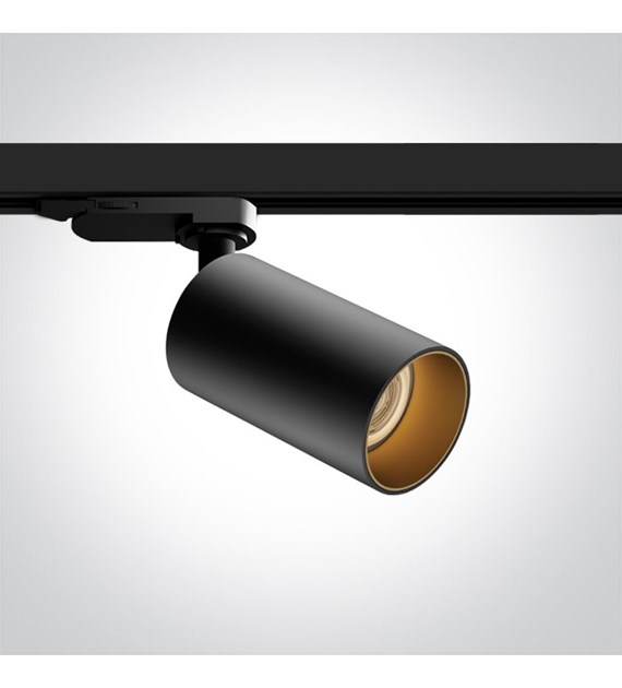 65105DT/B CZARNY REFLEKTOREK TRACK 10W GU10 TRACK