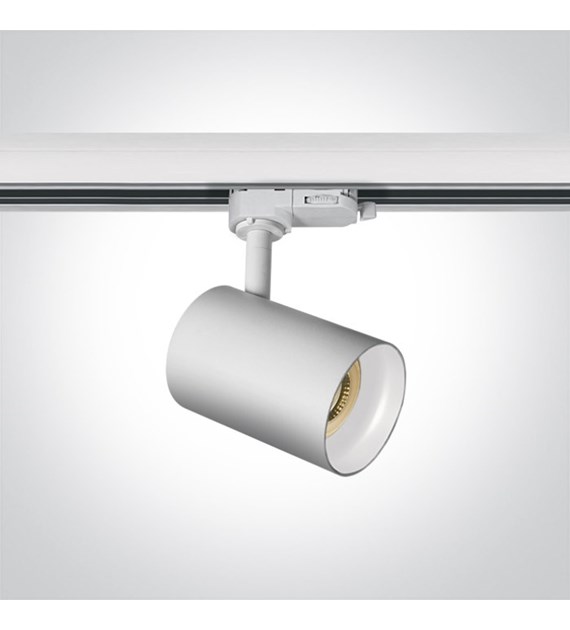 65105NT/W/W Biały track 3f reflektorek GU10