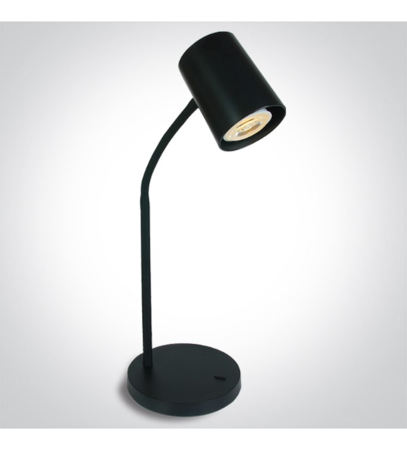 61110A/B CZARNA LAMPA STOŁOWA GU10 10W EU PLUG TES