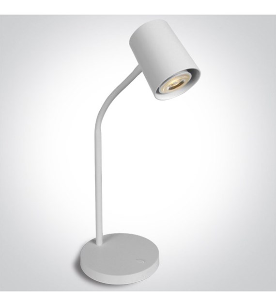 61110A/W BIAŁA LAMPA STOŁOWA GU10 10W EU PLUG TESA