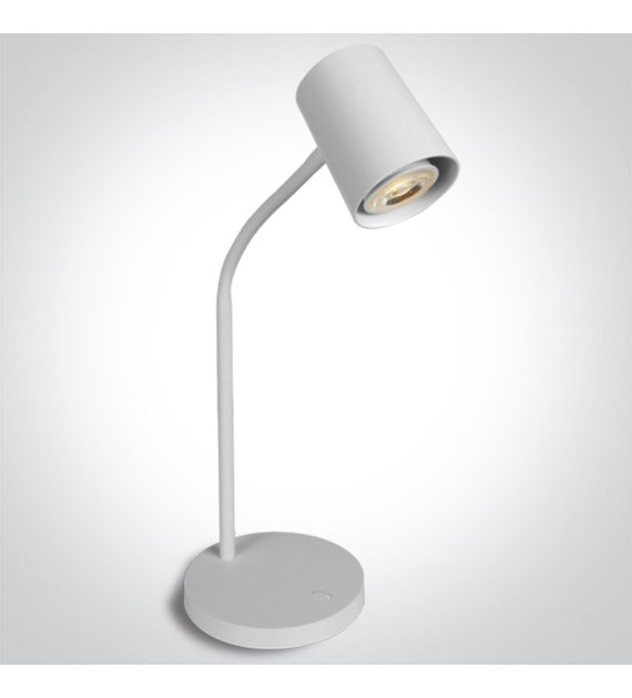 61110A/W BIAŁA LAMPA STOŁOWA GU10 10W EU PLUG TESA