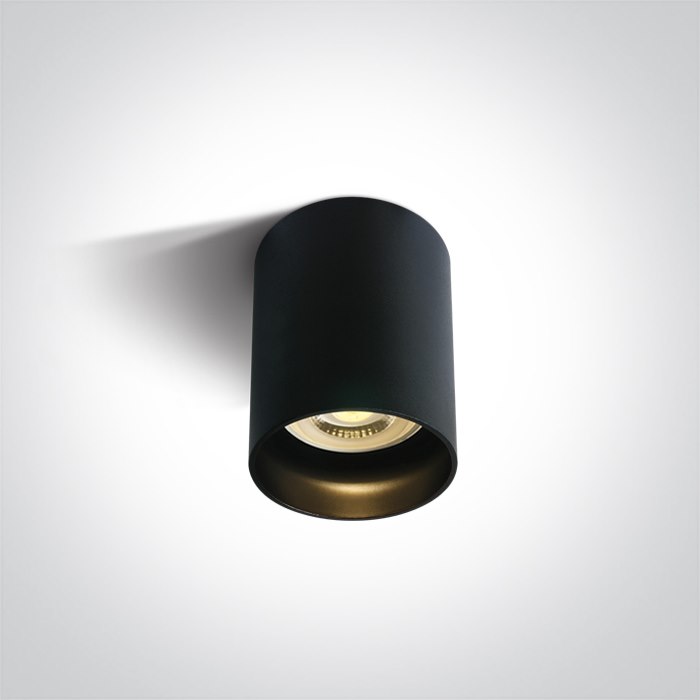 12105N/B/B Oprawa sufitowa Muzaki czarna GU10 IP20