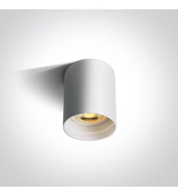 12105N/W/W Oprawa sufitowa Muzaki biała GU10 IP20