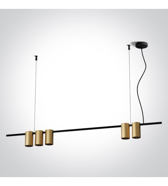 63146A/BBS MOSIĘŻNAWISZĄCA GU10 5x7W IP20 100-240V