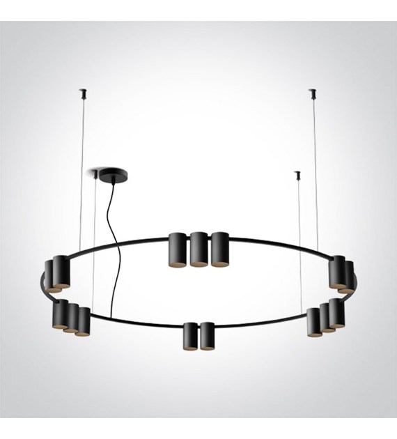 63146D/B CZARNAWISZĄCAGU10 15x7W IP20 100-240V LUN