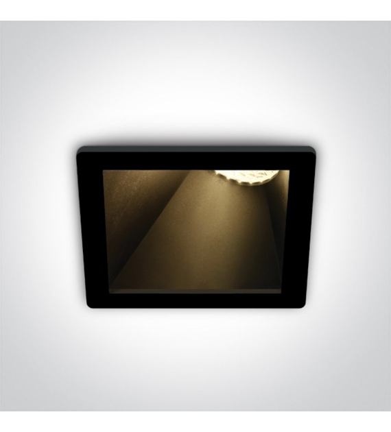 50105MA/B/B Wpust czarny GU10 10W IP20 dark light