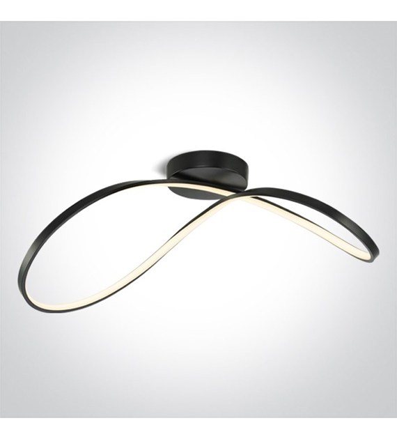 63154A/B/W Oprawa sufitowa Mer 1 czarna 3000K 40W