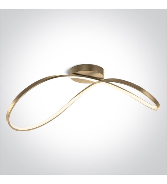 63154A/CH/W Oprawa sufitowa Mer 1 champagne WW 40W