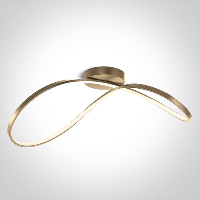 63154A/CH/W Oprawa sufitowa Mer 1 champagne WW 40W