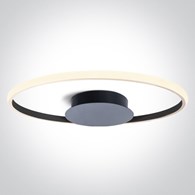 63154B/B/W Oprawa sufitowa Mer 2 czarna 3000K 20W