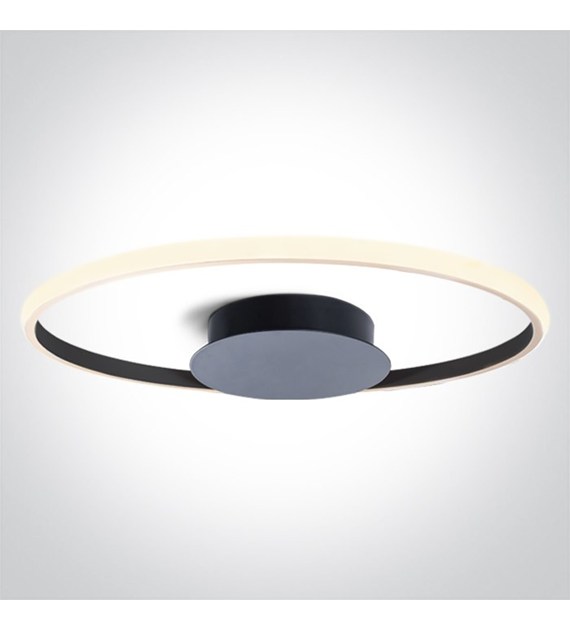 63154B/B/W Oprawa sufitowa Mer czarna 3000K 20W