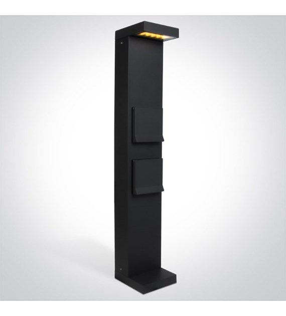 67508B/AN/W ANTHRACITE SŁUPEK 70cm 8W WW IP65 230V