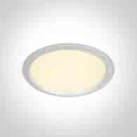 10130U/W/V Downlight biały LED 30W CCTV IP44 230V