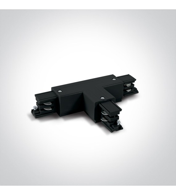 41016A/B/R Łącznik typ T czarny do szynoprzewodu