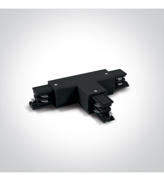 41016A/B/R Łącznik T czarny do szynoprzewodu Prawy