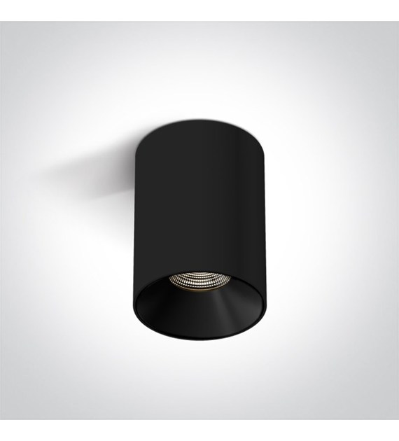 12107R/B/W Czarna Tuba Bastia 7W 3000K Triac